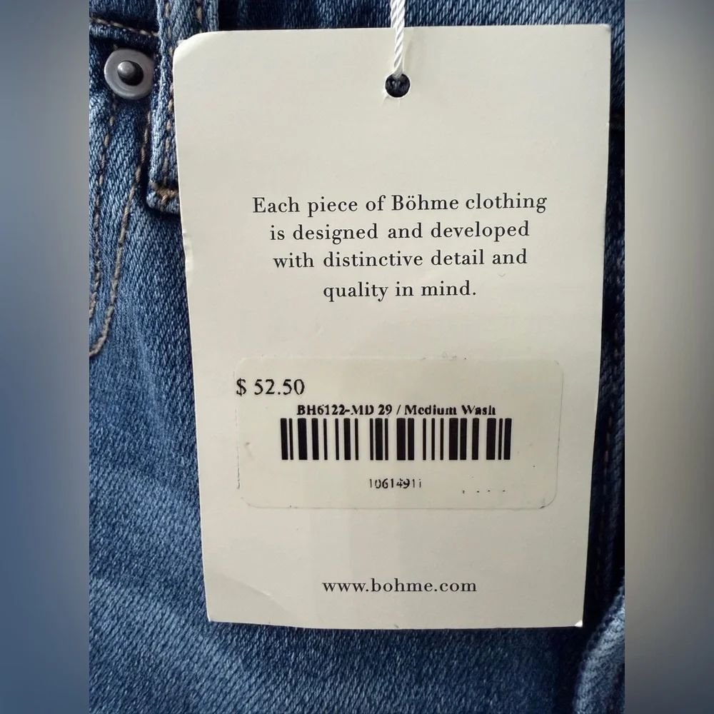 NWT Böhme Stretch Denim Jorts - Picture 2 of 9